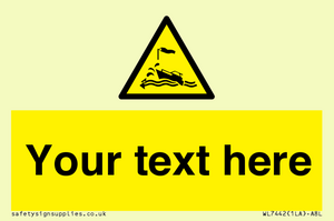 Custom Warning wind over tide conditions